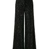1970s Solid Sequined Disco Wide Leg Pants